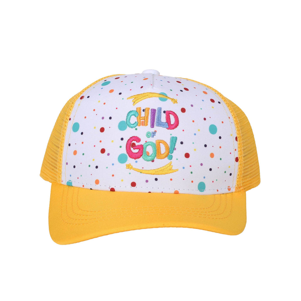 Child of God Cap for Kids - Yellow/White