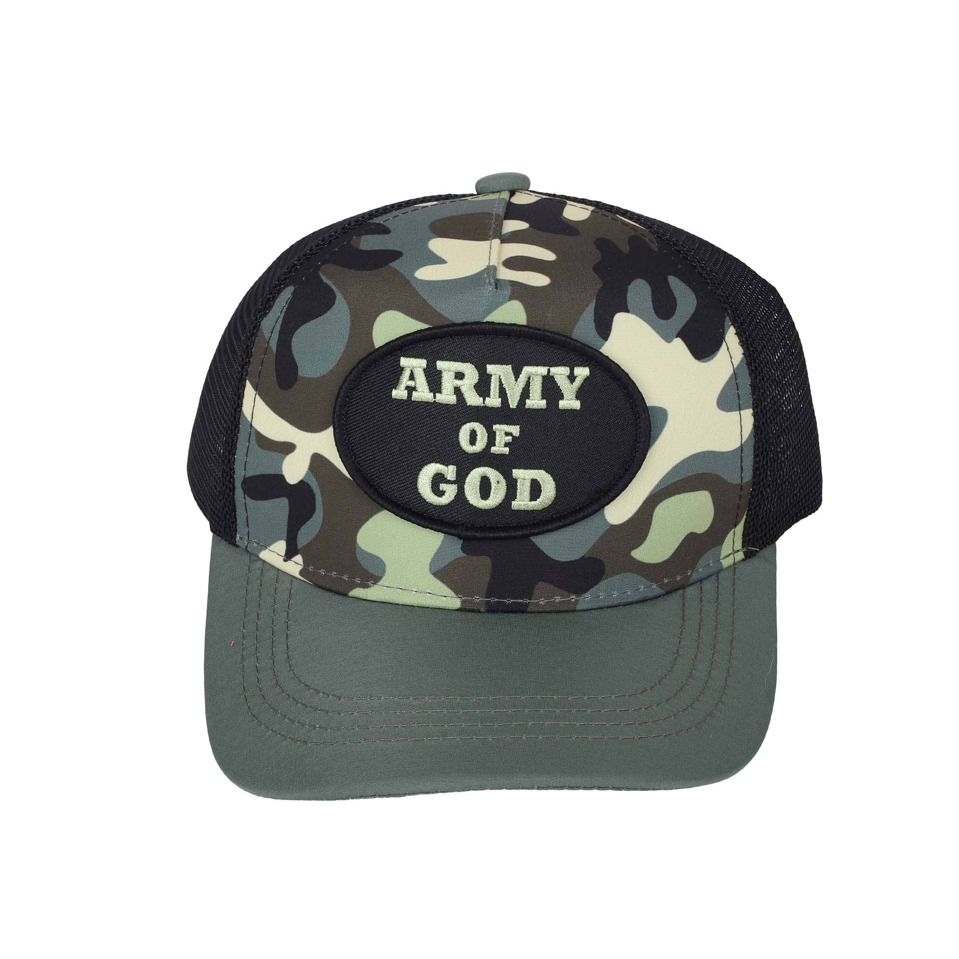 Cap Army Of God Camo Kids
