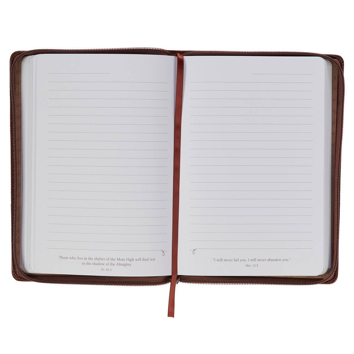 Journal w/Elastic Be Still Brown Ps. 46:10