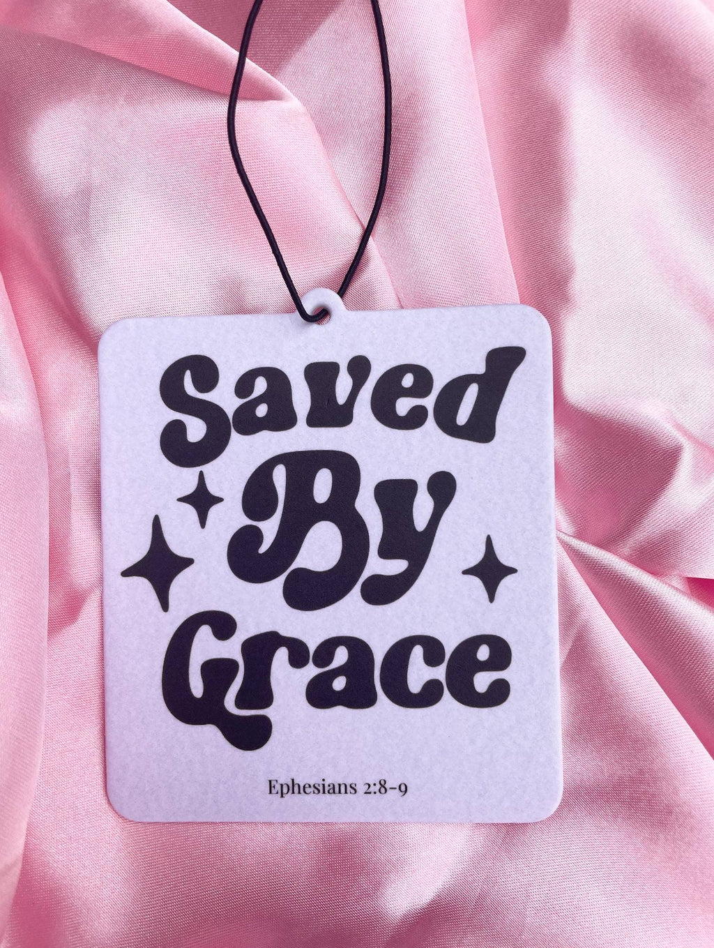 Saved by Grace Air Freshener Ephesians 2:8-9 Sandalwood