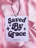 Saved by Grace Air Freshener Ephesians 2:8-9 Sandalwood
