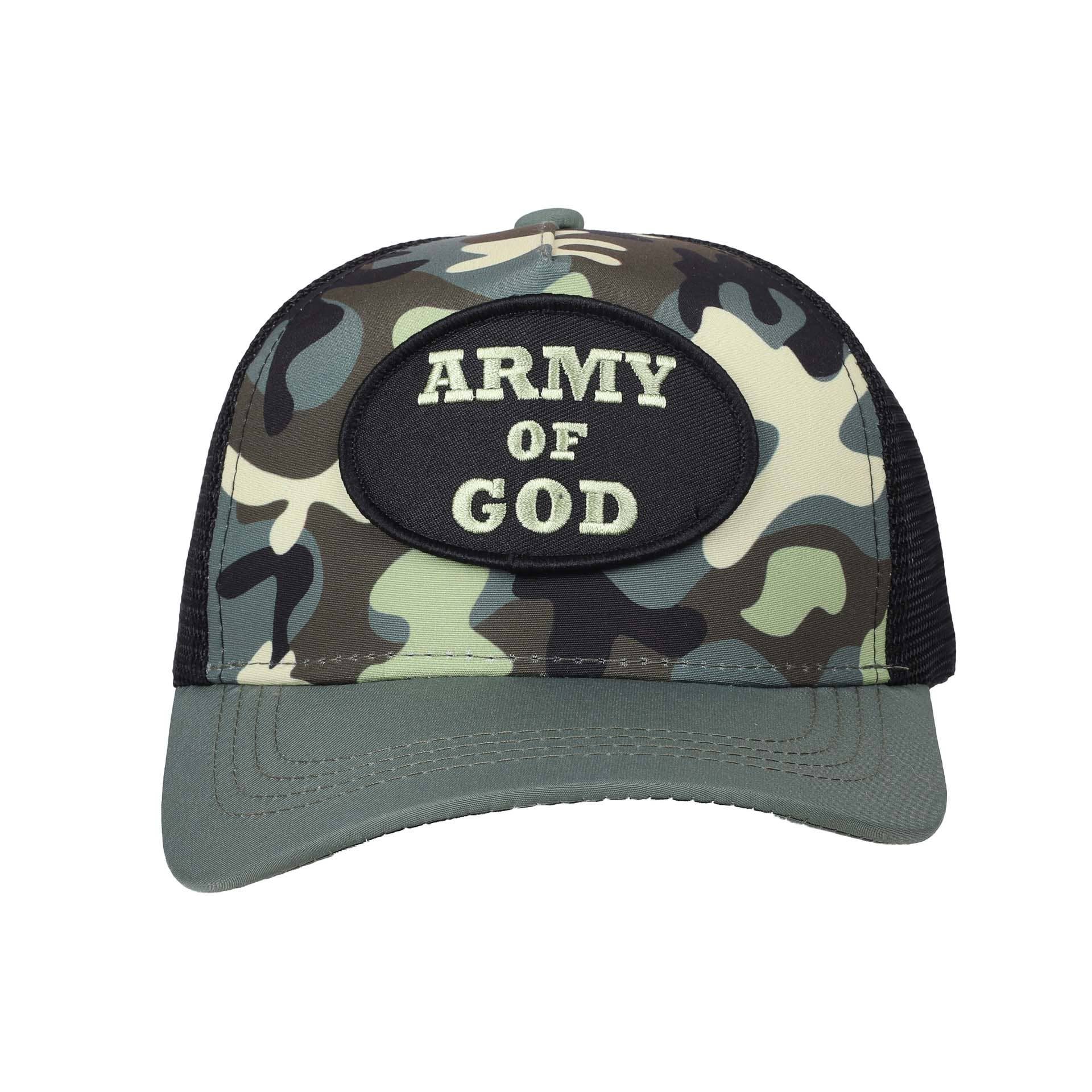 Cap Army Of God Camo Kids