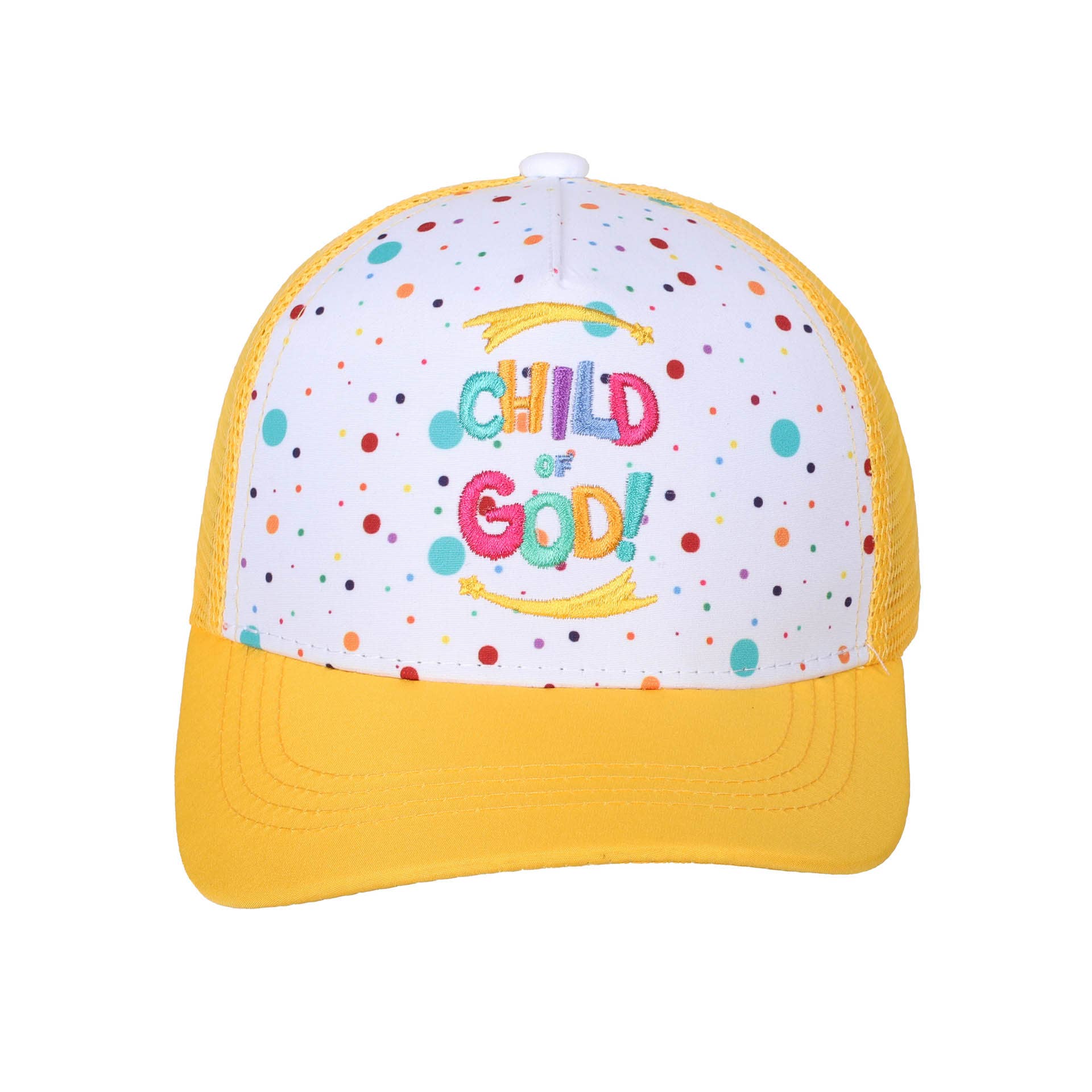 Child of God Cap for Kids - Yellow/White