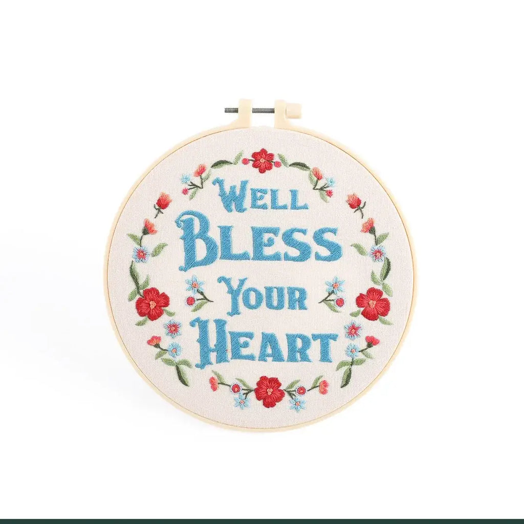 Embroidery Kit - Bless Your Heart