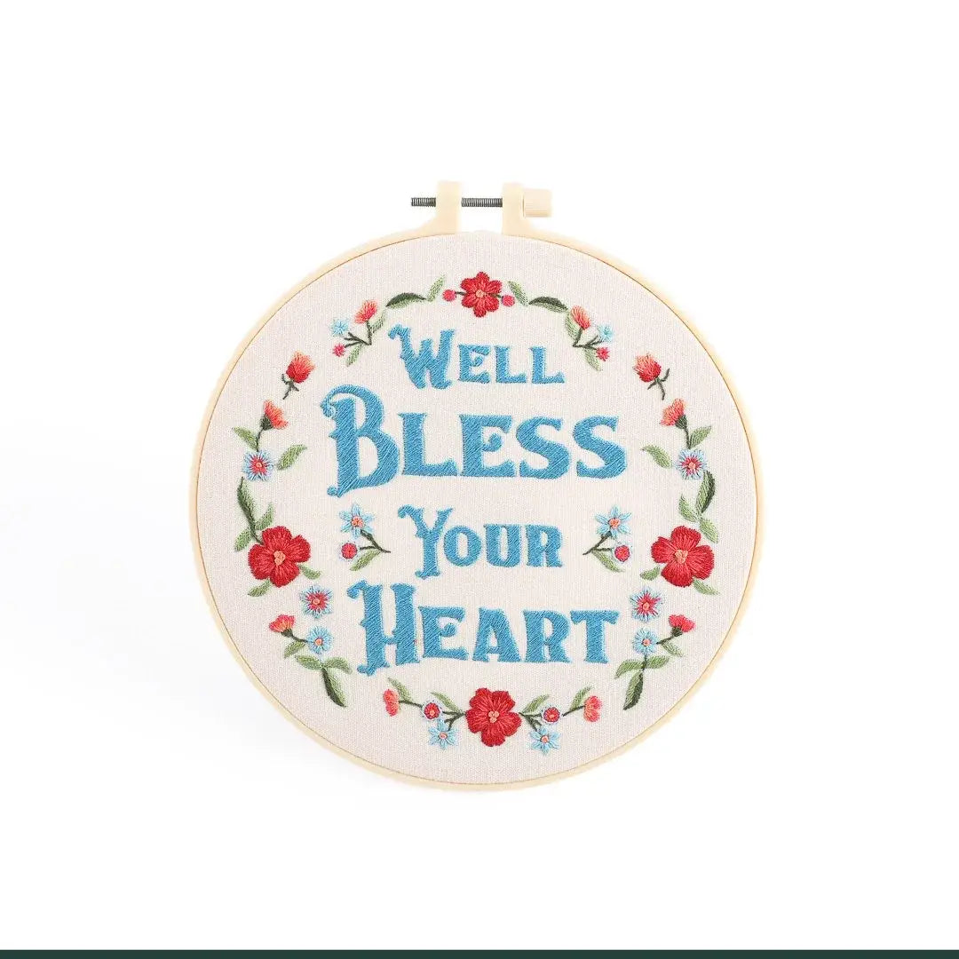 Embroidery Kit - Bless Your Heart