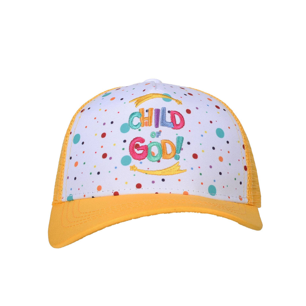 Child of God Cap for Kids - Yellow/White